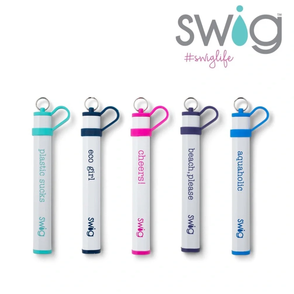 Swig Royal Telescope Stainless Steel Straw Set